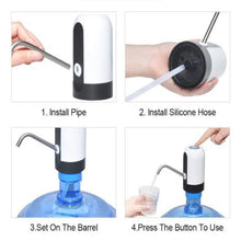 Cargar imagen en el visor de la galería, Dispensador de Agua Automático Recargable – Bomba Eléctrica para Garrafas hasta 20L
