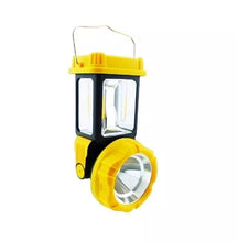Cargar imagen en el visor de la galería, Linterna Solar 2 en 1 HW-1277 – Farol de Camping y Foco Frontal Recargable Multifuncional
