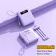 Cargar imagen en el visor de la galería, Power Bank 10000mAh con Cables Integrados – Batería Externa Portátil con Carga Rápida 2.1A
