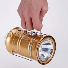 Cargar imagen en el visor de la galería, Linterna Camping LED Recargable – Control de Voz y Bola de Cristal Multicolor para Exterior
