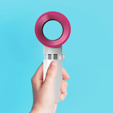 Cargar imagen en el visor de la galería, Ventilador Portátil sin Aspas USB – Mini Enfriador de Mano Silencioso con 3 Velocidades
