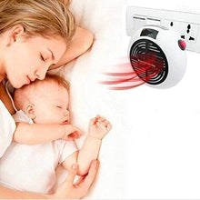 Cargar imagen en el visor de la galería, Mini Calefactor Eléctrico 1350W con Mando – Enchufe Portátil con Pantalla LED

