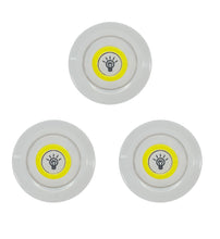 Cargar imagen en el visor de la galería, Pack 3 Mini Lámparas LED con Control Remoto – Luz Interior Adhesiva Fácil Instalación
