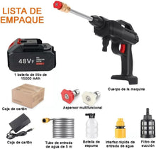 Cargar imagen en el visor de la galería, Hidrolimpiadora Portátil Inalámbrica 300W – Pistola de Alta Presión con Batería 10000mAh

