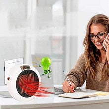 Cargar imagen en el visor de la galería, Mini Calefactor Eléctrico 1350W con Mando – Enchufe Portátil con Pantalla LED
