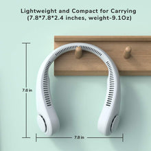 Cargar imagen en el visor de la galería, Ventilador de Cuello Portátil 4000 mAh – Ventilador Personal Recargable Manos Libres
