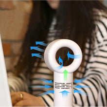 Cargar imagen en el visor de la galería, Ventilador Portátil sin Aspas USB – Mini Enfriador de Mano Silencioso con 3 Velocidades
