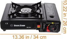 Cargar imagen en el visor de la galería, Hornillo Portátil Happy Home – Cocina Compacta para Camping y Uso Exterior
