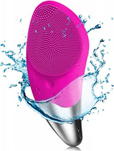 Cargar imagen en el visor de la galería, Cepillo Limpiador Facial Eléctrico de Silicona – Exfoliante y Masajeador Recargable
