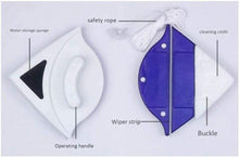 Cargar imagen en el visor de la galería, Limpiacristales Magnético Doble Cara – Cepillo para Ventanas y Superficies de Vidrio
