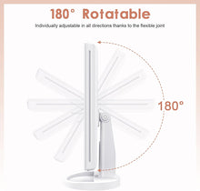 Cargar imagen en el visor de la galería, Espejo de Maquillaje LED con Pantalla Táctil – 3 Aumentos y Rotación Ajustable
