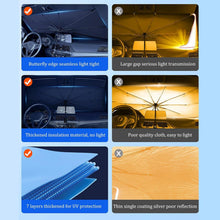 Cargar imagen en el visor de la galería, Parasol de Coche Plegable – Protección Solar para Parabrisas, Fácil de Usar
