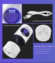 Cargar imagen en el visor de la galería, Lámpara Antimosquitos USB LED – Killer Silencioso para Dormitorio y Hogar
