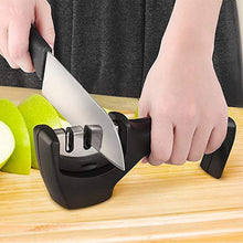 Cargar imagen en el visor de la galería, Afilador de Cuchillos Profesional 3 Etapas – Sistema para Acero, Cerámica y Diamante
