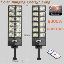 Cargar imagen en el visor de la galería, Lámpara Solar Exterior con Sensor de Movimiento – Luz LED Impermeable para Jardín y Patio
