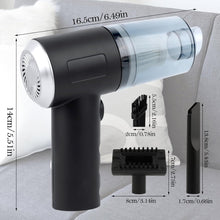 Cargar imagen en el visor de la galería, Aspiradora de Mano Inalámbrica 120W – Mini Aspirador USB para Coche, Hogar y Oficina
