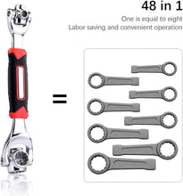 Cargar imagen en el visor de la galería, Llave Universal 48 en 1 – Herramienta Multifunción para Bricolaje y Automoción
