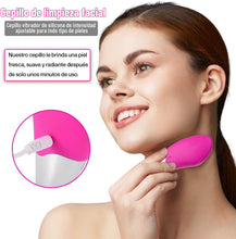Cargar imagen en el visor de la galería, Cepillo Limpiador Facial Eléctrico de Silicona – Exfoliante y Masajeador Recargable

