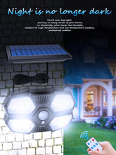 Cargar imagen en el visor de la galería, Lámpara de Pared Solar Exterior – Iluminación LED Eficiente y Sostenible
