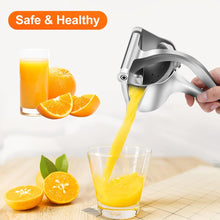 Cargar imagen en el visor de la galería, Exprimidor Manual de Acero Inoxidable – Para Limón y Naranja con Filtro Desmontable
