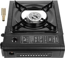 Cargar imagen en el visor de la galería, Hornillo Portátil Happy Home – Cocina Compacta para Camping y Uso Exterior
