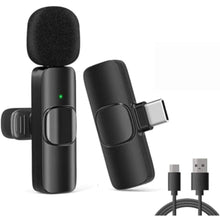 Cargar imagen en el visor de la galería, Micrófono Inalámbrico K9 para Móvil – Audio Profesional Plug &amp; Play para iPhone y Android

