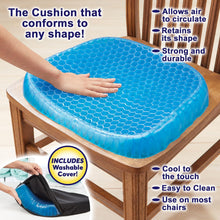 Cargar imagen en el visor de la galería, Cojín Egg Sitter con Funda Antideslizante – Asiento Transpirable y Alivio de Presión
