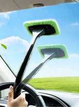 Cargar imagen en el visor de la galería, Limpiaparabrisas de Coche con Mango Largo – Cepillo de Microfibra para Limpieza Interior
