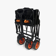 Cargar imagen en el visor de la galería, Carro de Playa Plegable con 4 Ruedas Grandes – 100L de Capacidad y Hasta 80kg de Carga
