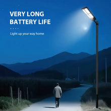 Cargar imagen en el visor de la galería, Lámpara LED Solar Exterior 300W Compacta con Sensor de Movimiento y Control Remoto – Foco Solar para Jardín, Patio y Entrada
