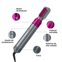Cargar imagen en el visor de la galería, Revolution Hair 5 en 1 – Cepillo y Secador Multifunción para Peinado Profesional
